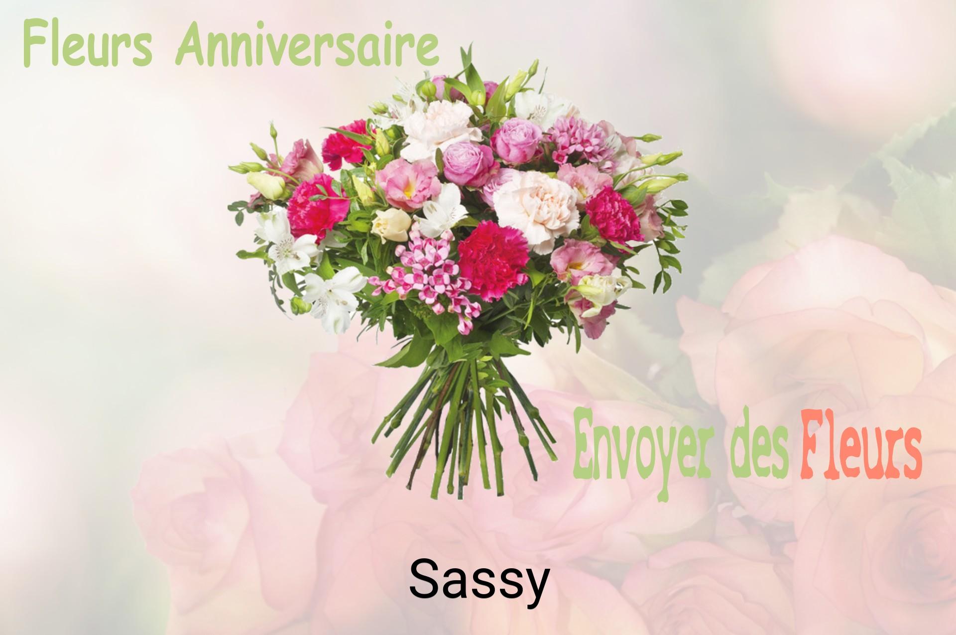 Bouquet de fleurs d’anniversaire livré à Sassy